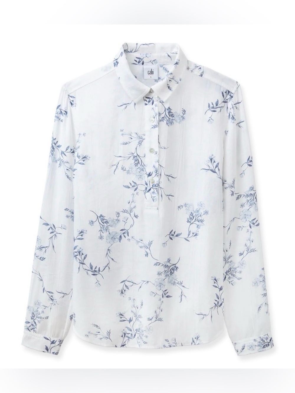 Cabi Wildflower Shirt. Medium. NWOT. Floral Print Long-Sleeve Shirt spring 2026